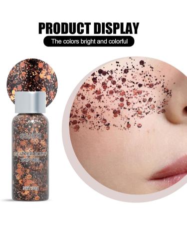 5 Pcs Cosmetic Chunky Holographic s with 5 Colors - Sequin Gel Makeup Shimmering Eye Shadow for Cheekbones Eyelids Collarbones Hair Lips Nails Canian - Buy Online on GoSupps.com