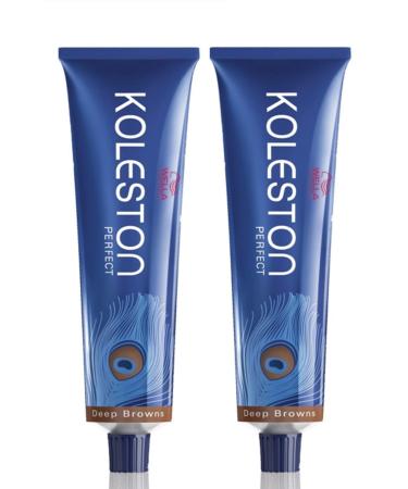 Wella 2x Koleston Perfect 6/0 Dark Blonde 60 Ml