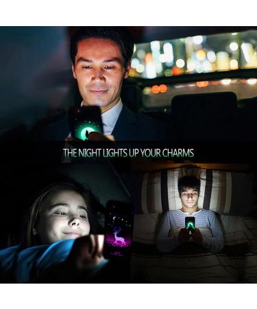 Seabaras iPhone X Case Glow in Night Case for iPhone X Flexible Soft TPU Cover 3D Noctilucent Case for iPhone X Dreams - Buy Online on GoSupps.com