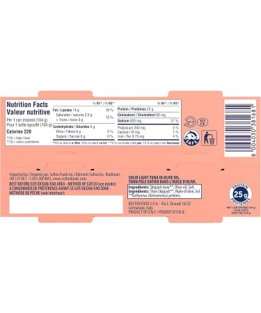 Rio Mare - Solid Light Tuna in Olive Oil - Value Size Canned Tuna High in Protein - 160g 2 Count - Buy Online on GoSupps.com