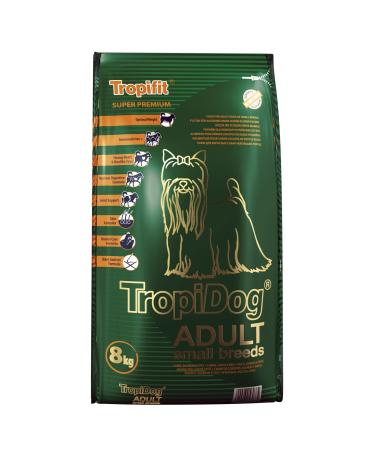 TROPIDOG Super Premium Adult Small Lamb, Salmon&Rice Dog Food 8kg