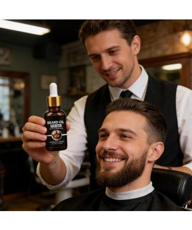 Beard Care Oil Fast-Absorbing Non-Sticky Nourishing Conditioner 50ml - Beard Oil Conditioning Drops - For Dad Grandad Son Lover Family Friends Adults - Buy Online on GoSupps.com