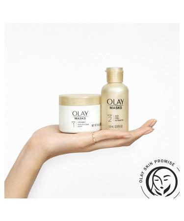 Olay Vitamin C Face Mask Kit with Silica & AHA Peel 4.2 Fl Oz - Exfoliator and Mask Set - Buy Online on GoSupps.com