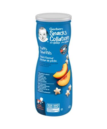GERBER Puffs Peach Baby Snacks 42 g