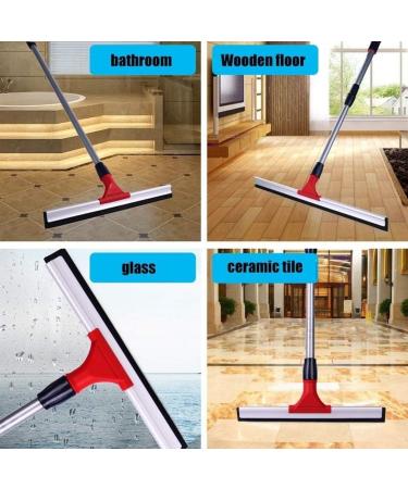 Floor Wiper-Heavy Duty Floor Long Handle Dual Perfect for Washing and Drying Tile Glass Marble and Wood Surfaces (Size : 35cm) (45cm) - Buy Online on GoSupps.com