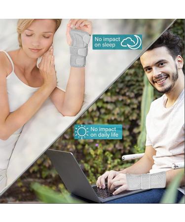 Buy Paskyee Adjustable Carpal Tunnel Bandage for Men & Women - L/XL Left Hand Pain Relief for Arthritis & Tendon Inflammation - Buy Online on GoSupps.com