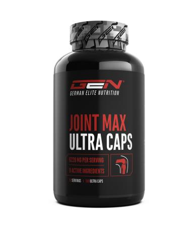 Joint Max - 180 Ultra Capsules - Highly Dosed Joint Supplement with Glucosamine MSM Chondroitin Cissus Quadrangularis Frankincense Extract Hyaluronic Acid Ginger Bromelain