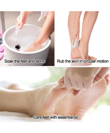Foot Stone Pedicure File - Premium Pumice Scrubber for Smooth Heels & Callus Removal | Best Foot Care & Dead Skin Remover - Buy Online on GoSupps.com