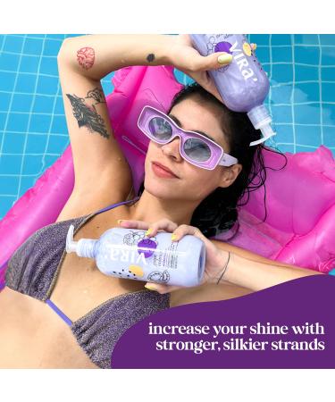 Brazilian Shampoo & Conditioner Set - Parabens Free Damage Repair Anti-Frizz for Color Treated Hair | Triple Hydration 17.6 Fl Oz - Buy Online on GoSupps.com