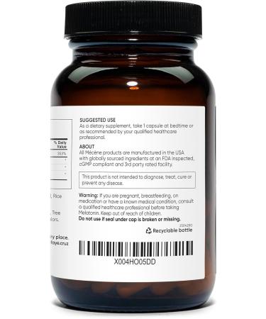 M c ne High Dose Melatonin: 30mg with L-Theanine + B6 + Apigenin - 60 Vegetarian Capsules - Buy Online on GoSupps.com