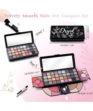 Color Nymph All In One Makeup Set - 36 Colors Eyeshadows & More | Portable Travel Makeup Kit Gift for Teens & Women - Buy Online on GoSupps.com