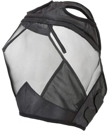 Harrison Howard CareMaster Horse Fly Mask - UV Protection for Thoroughbred - Standard Size M - Black - Buy Online on GoSupps.com