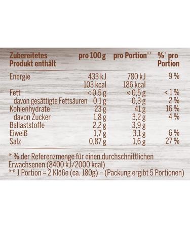 Pfanni Boiled Potato Dumplings - Authentic German 100% Potato Dish | 9x275g - Buy Online on GoSupps.com