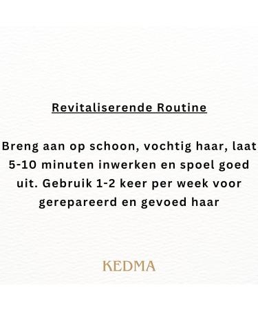 Kedma Deep Repair Hair Mask Nourishes and Revitalises Dry and Damaged Hair With Dead Sea Keratin and Minerals Sulphate and Paraben Free 250g - Buy Online on GoSupps.com