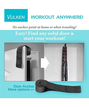 Vulken Adjustable Wooden Gymnastic Rings with Numbered Straps - 1.1'' Olympic Rings for Core Workout and Bodyweight Training | Home Gym Rings 1600lbs - Buy Online on GoSupps.com