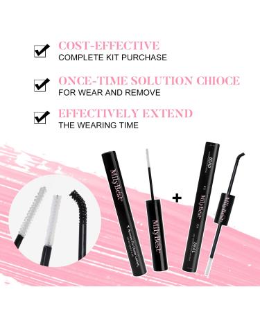 MilyBest 3-in-1 Lash Bond, Seal & Remover Kit for DIY Eyelash Extensions at Home - Buy Online on GoSupps.com