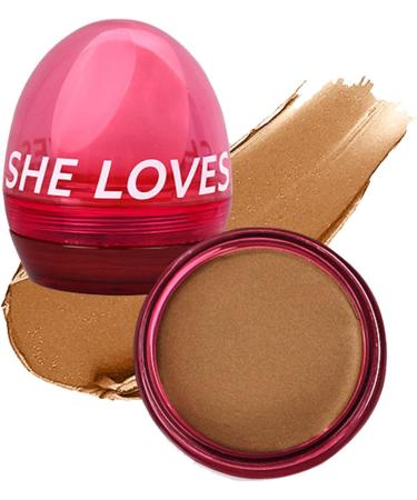 Face Cream Blusher Monochrome Lightweight Blusher for Women - Face Makeup for Young Ladies for Working Home Gathering Dating Traveling Shopping Rowces 02# Golden Brown - Buy Online on GoSupps.com