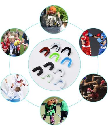 Kids Youth Mouth Guard 5 Pack for Sports - Boys Girls Mouthguard for Football, Basketball, MMA, Hockey - Small Size for Under 9 Year Old - MENOLY - Buy Online on GoSupps.com