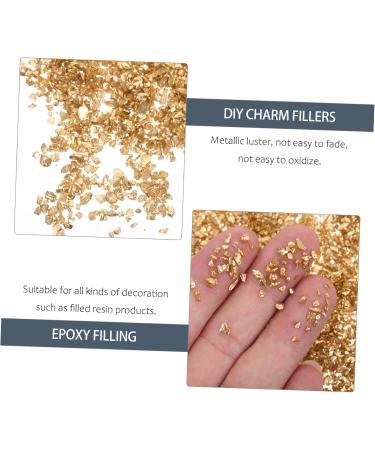 Breloques en Verre pour Nail Art 200G Irregulier Remplissage poxy pour Manucure Artisanat Bricolage Autocollants Dor  - Buy Online on GoSupps.com