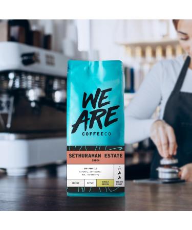 Coffee Ground for Cafetiere 227g Bag Indian Ground Coffee Ideal Moka Pot Chocolate Nuts & Fruits Notes 100% Robusta Medium Roast Speciality Freshly Roasted Single Origin (We Are Coffee Co) Ground Cafetiere 227 g (Pack of 1) - Buy Online on GoSupps.com