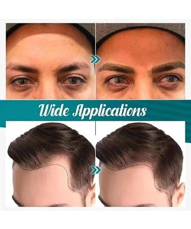 Versatile Waterproof Eyebrow & Beard Pencil - 4 Points Durable Filler & Brush for Men - Achieve Perfect Grooming - Buy Online on GoSupps.com