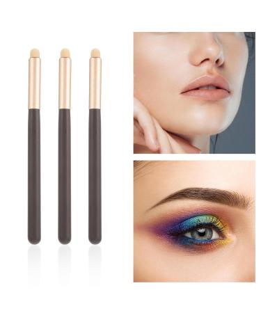 Uonlytech 3pcs Lip Brush Set - Concealer Lipstick & Eyeshadow Makeup Brushes for Women & Girls - Perfect Travel Cosmetic Tools - Buy Online on GoSupps.com