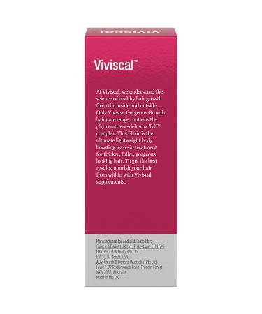 Viviscal Gorgeous Growth Densifying Leave-in Elixir 1.7 oz - Keratin, Biotin, Zinc for Thicker Fuller Hair - Ana Tel Proprietary Complex - Buy Online on GoSupps.com