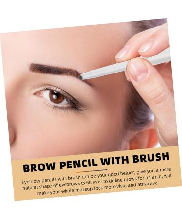 Didiseaon 2pcs Brow Pencil with Brush Gray Eyebrow Pencils Eyebrow Pencil Brown Abs (shell) - Buy Online on GoSupps.com