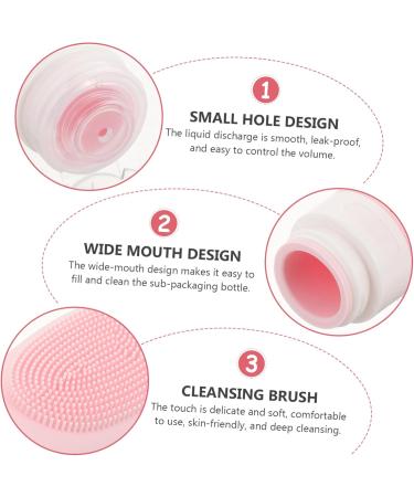 DOITOOL travel toiletries containers travel accessories conditioner travel size Travel Containers Silicone + plastic body wash shampoo set shampoo bottle Soap empty bottle - Buy Online on GoSupps.com