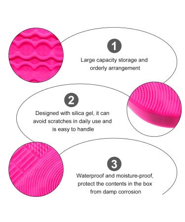 Buy Beaupretty 2-in-1 Makeup Brush Holder & Cleaner | Portable Tool for Efficient Brush Washing & Makeup Removal | Ideal Makeup Scrubber Pad & Stand - Buy Online on GoSupps.com