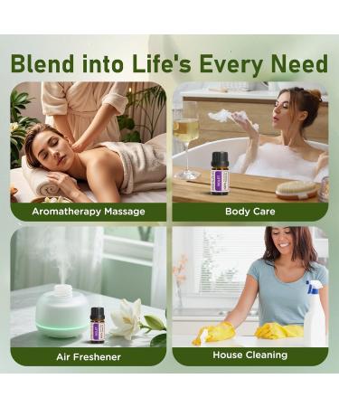 GREENSLEEVES Violet Essential Oil Set 100% Pure Violet Aromatherapy Oils for Diffuser Humidifier - 10ml - Buy Online on GoSupps.com