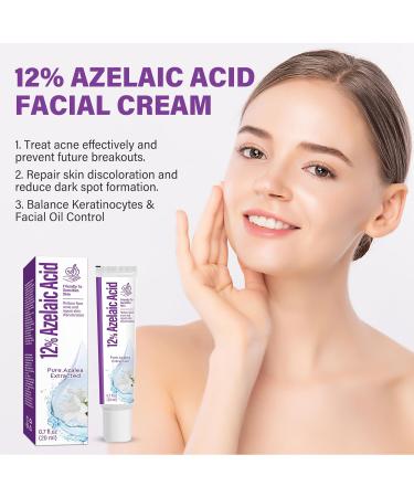 Buy Azelaic Acid Cream & 12% Serum - Skin Hyaluronic Acid & Niacinamide for Redness Relief - Fast International Shipping - Buy Online on GoSupps.com