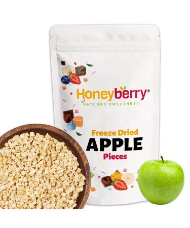 Honeyberry Solutions LTD Freeze Dried Apple Pieces 250g Freeze Dried Fruit Dried Apples No Added Sugars