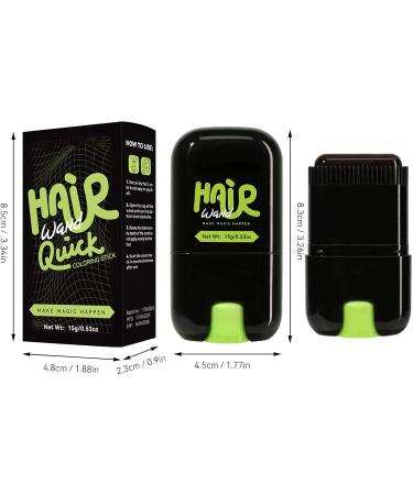 Hair Dye Covering Gray Hair - 15g Hair Dye Stick | 2 in 1 Root Concealer Water and Sweat Resistant for Men and Women Scalp - Buy Online on GoSupps.com
