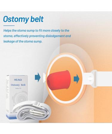 Adjustable Ostomy Belt - Two Piece Colostomy Waistband for Post-Operative Care | Prevent Chassis Warping - Buy Online on GoSupps.com