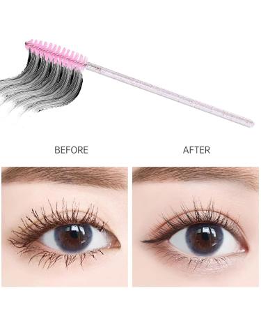Scettar 400 Disposable Eyelash Brushes | Crystal Pink Eyelash & Eyebrow Applicators for Mascara & False Lashes - Buy Online on GoSupps.com