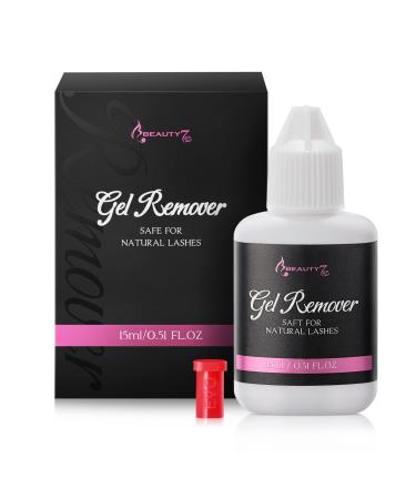 Eyelash Gel Remover 15ml for Semi Permanent Individual Lash Extensions Pink Color Beauty7