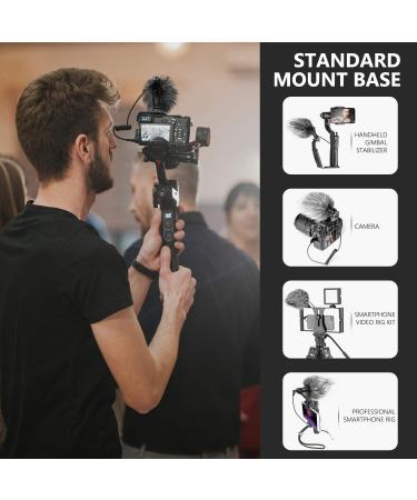 Neewer CM14 Mini On-Camera Video Microphone with Windscreen - Compatible with iPhone/Android/DSLR Camcorders - Buy Online on GoSupps.com