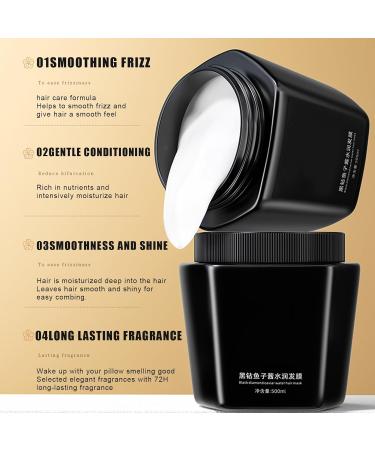  G n rique Conditioner Mask 500 ml Intensive Hydration Hair 3.94 x 3.15 in Repair Cream Restorative Moisturizing Anti Frizz Formula for Women Men Deep Nourishment Dry Damaged Hair - Buy Online on GoSupps.com