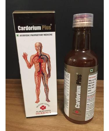 CROW Alakananda Herbals Cardorium Plus Ayurvedic Syrup 300ml - Natural Heart Health Supplement - Buy Online on GoSupps.com