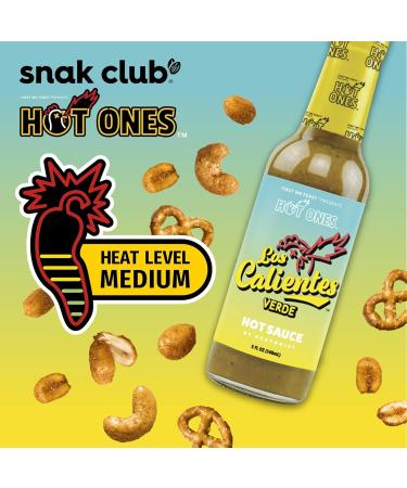 Snak Club x Hot Ones Snack Mix - Smoky Sweet & Spicy Vegan Snacks with Peanuts Pretzels & Cashews | 10 oz Resealable Bag - Shop Internationally - Buy Online on GoSupps.com