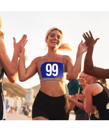 JenPen Running Bib Numbers with Safety Pins for Marathon Sports Competitor Numbers Paper Tags Waterproof Running Track and Field Competitor Numbers 6 x 7.5 Inch 100 1-100 Number - Buy Online on GoSupps.com