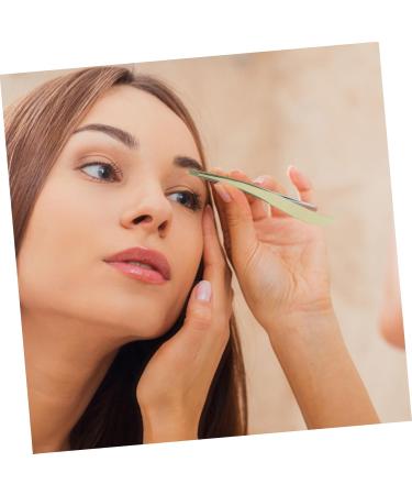 Ipetboom 1 Eyebrow Clip Tweezers Mini Slant Tweezer Brow Tweezers Splinter Tweezers Facial Hair Removal Tweezers Facial Tool Eyebrow Plucker Pointy Tweezers Big Belly Miss Banana Clip 9x1cm Black - Buy Online on GoSupps.com