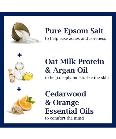 Dr Teal's Pure Epsom Salt Soothe & Comfort 3lbs - Oat Milk & Argan Oil - Buy Online on GoSupps.com