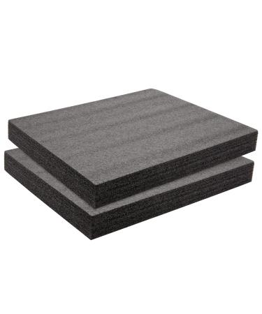 2-Pack Customizable Polyethylene Foam for Packing and Crafts (18x16x2 in)