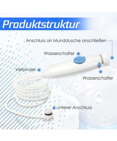 Replacement Handle Hose for WP-100 Water Flosser | Water-Fined Plastic Oral Hygiene Accessory - Buy Online on GoSupps.com