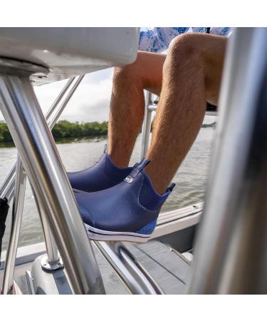 WTW Unisex Waterproof Rain Boots - Rubber Fishing Deck Shoes 11W/9M Navy - Buy Online on GoSupps.com