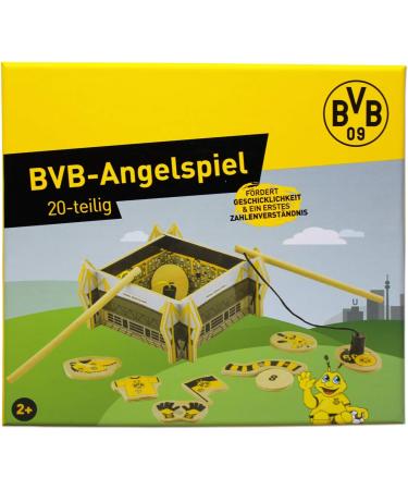 Shop Borussia Dortmund Unisex Children's BVB Fiskespil Toy 20 Parts Black & Yellow One Size EU - International Shipping Available - Buy Online on GoSupps.com