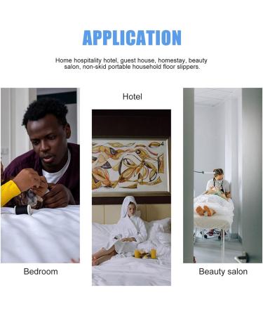 Lurrose 12 Pairs Disposable Pedicure Slippers | Foam Flip Flops for Spa, Nail Salon, Home Use - Buy Online on GoSupps.com