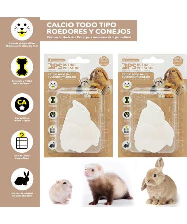 BPS 2X Calcium Block for Rabbits and Rodents Teeth Grinding Natural Calcium Block Basic Supplement BPS-4128 * 2 - Buy Online on GoSupps.com
